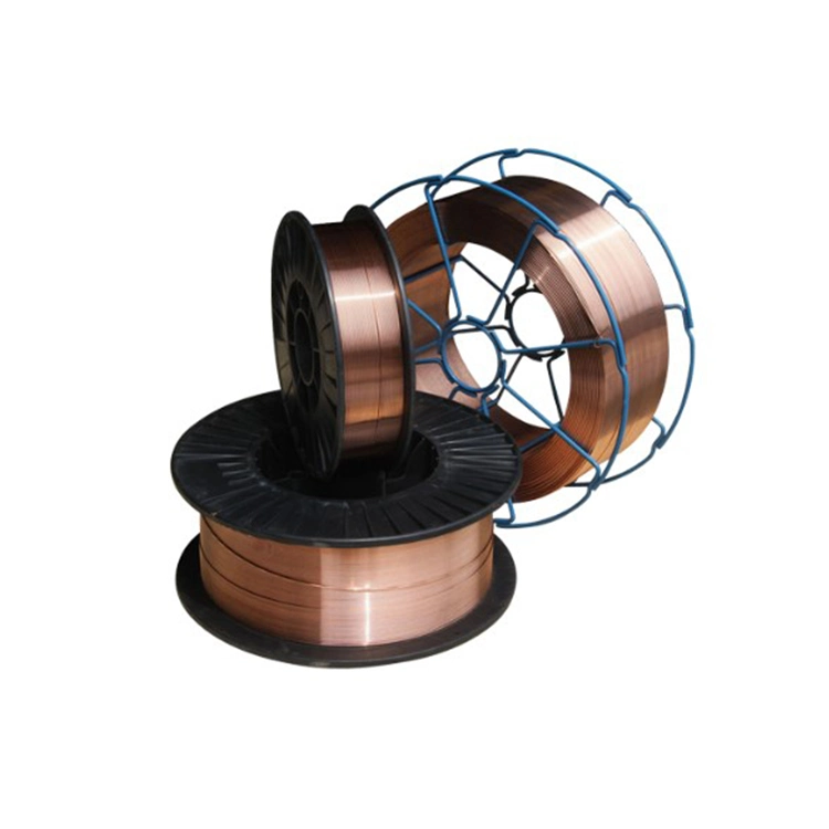 Stainless Steel Copper-Coated Hard Solid Facing MIG Wire with Gasless Silicon Bronze Used in Electric Welder Gun Price