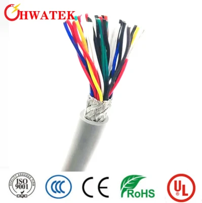 Cl2 или UL2464 VW-1 Огнестойкий изолированный Sr-PVC 12p×22AWG+1c×22AWG Электрический кабель среднего напряжения Провод